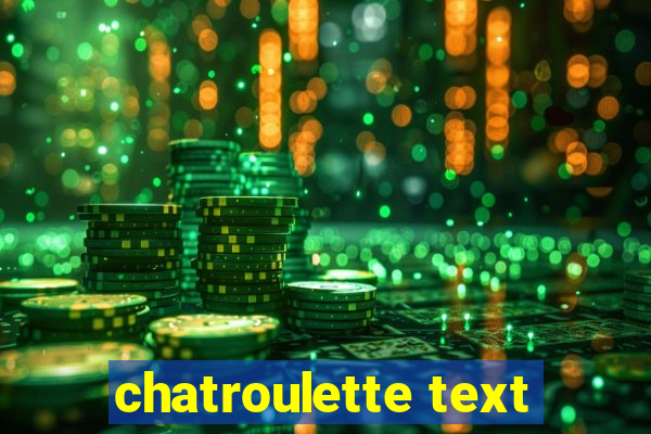 chatroulette text